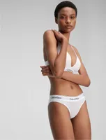 Bikini Calvin Klein Modern Cotton Mujer Blanco