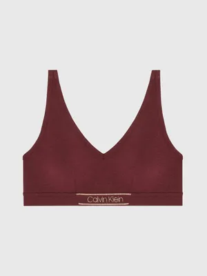 Bralette Calvin Klein Lightly Lined Mujer Rojo