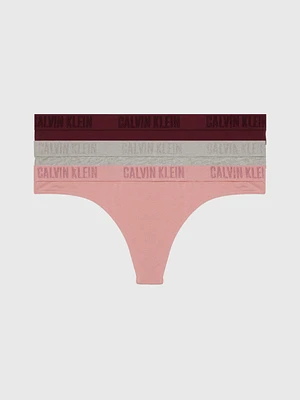 Tanga Calvin Klein Paquete de 3 Mujer Multicolor