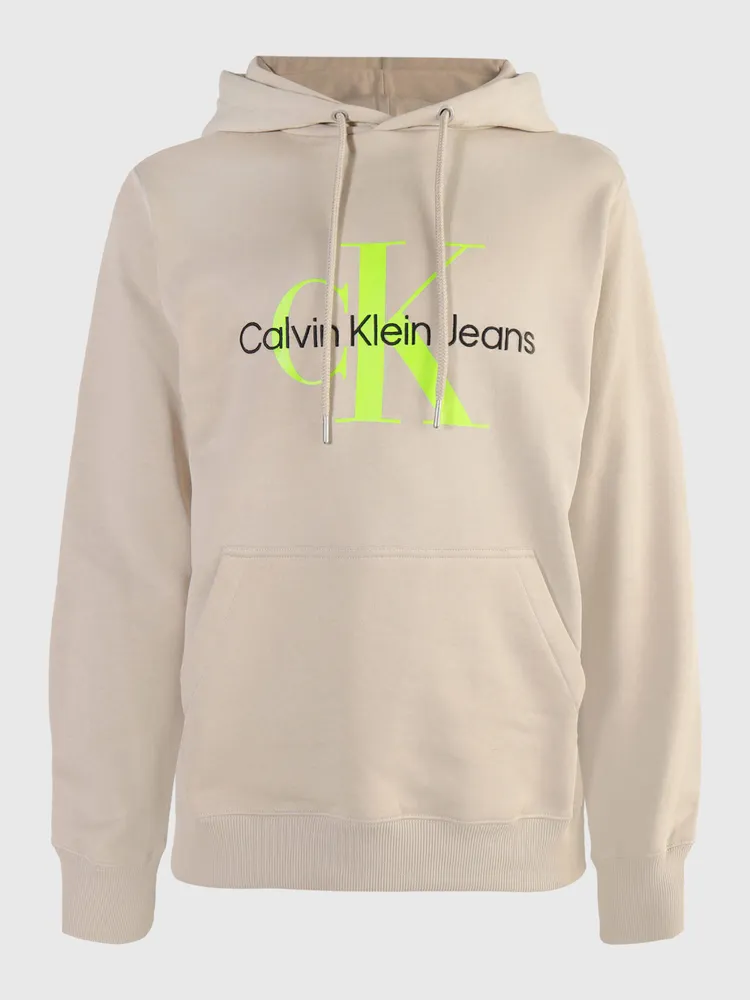 Sudadera Calvin Klein Hombre Beige