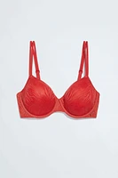 Brasier Calvin Klein Lightly Lined Mujer Rojo