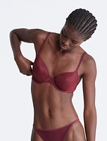 Brasier Calvin Klein Push-Up Mujer Rojo