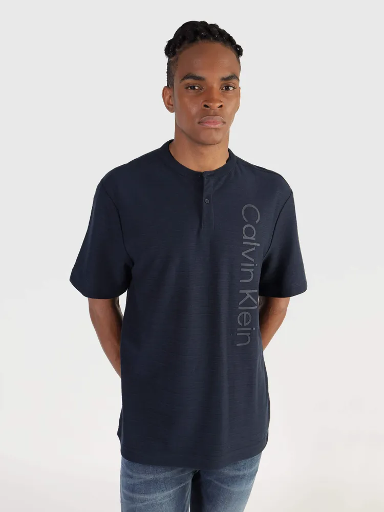 Playera Calvin Klein Hombre Azul Marino