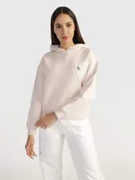 Sudadera Calvin Klein Mujer Beige