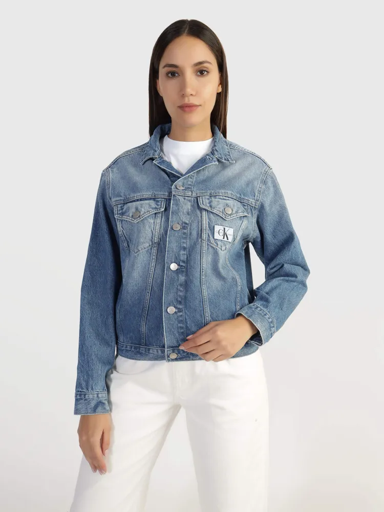  Calvin Klein mujer chaqueta azul marino desgaste para trabajar  chaqueta talla 2P : Ropa, Zapatos y Joyería