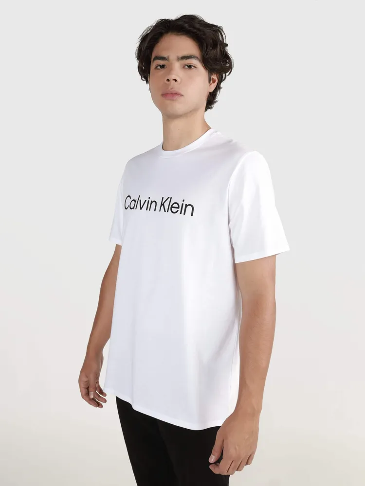 Playera Calvin Klein Hombre Blanco