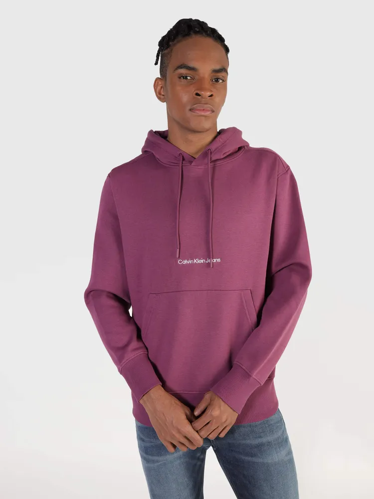 Sudadera Calvin Klein Hombre Morado