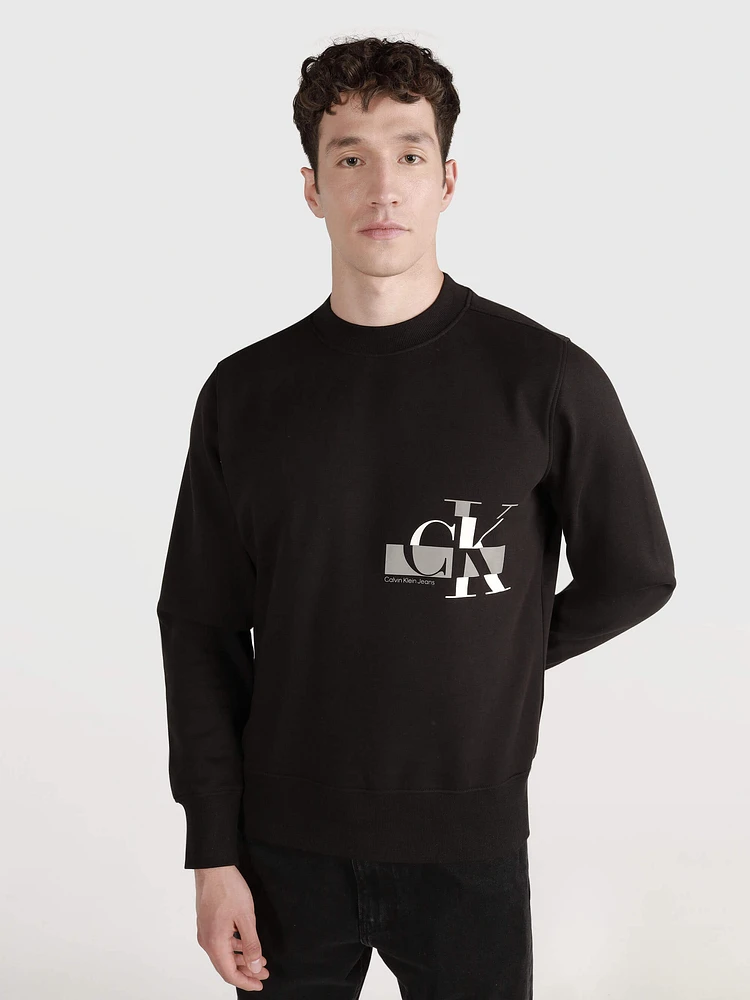 Sudadera Calvin Klein Hombre Negro