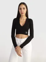 Top Calvin Klein Mujer Negro