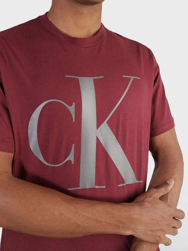 Playera Calvin Klein Hombre Rojo