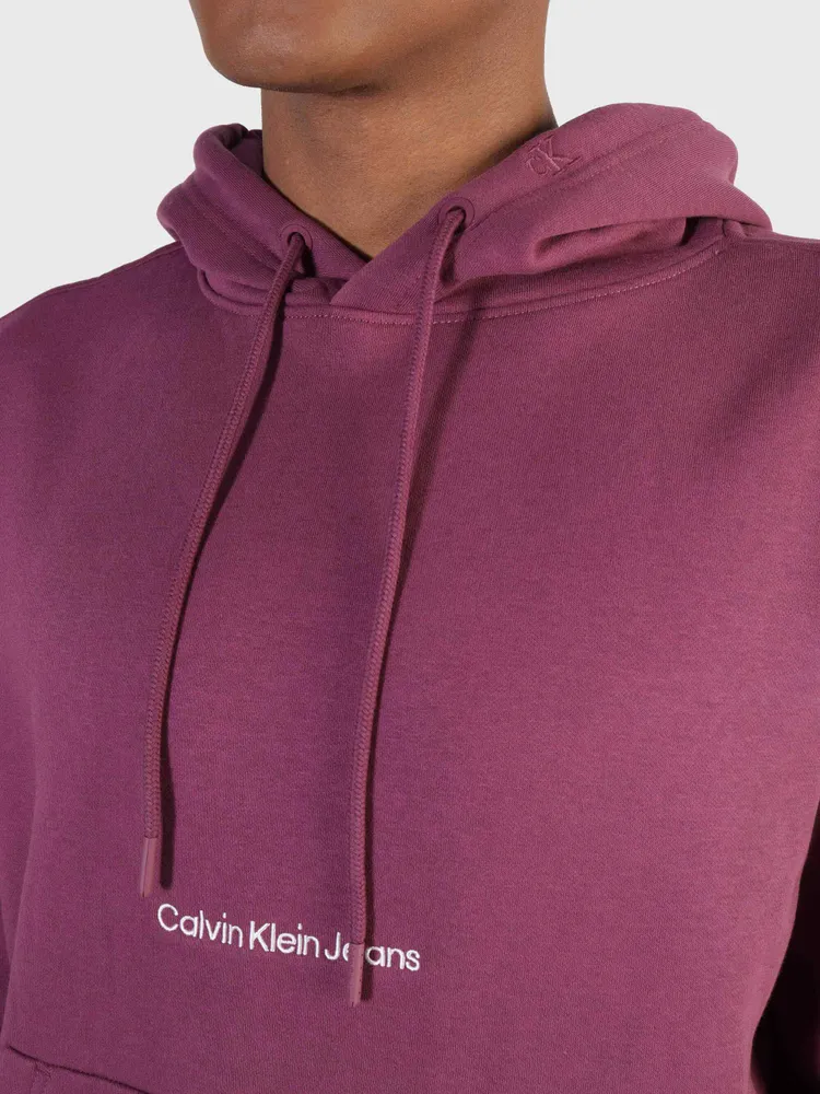 Sudadera Calvin Klein Hombre Morado