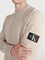 Sudadera Calvin Klein Hombre Beige