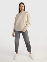 Sudadera Calvin Klein Mujer Beige