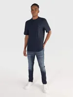 Playera Calvin Klein Hombre Azul Marino