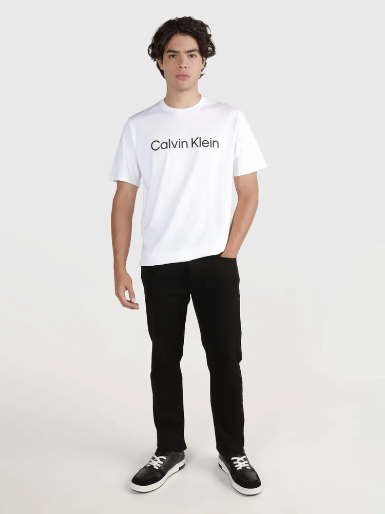 Playera Calvin Klein Hombre Blanco