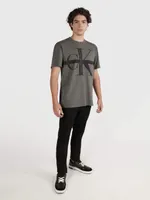 Playera Calvin Klein Hombre Gris