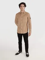 Sobrecamisa Calvin Klein Hombre Beige