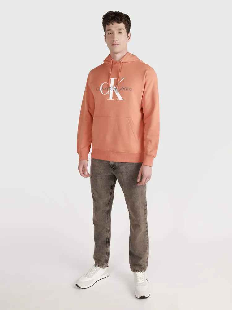 Sudadera Calvin Klein Hombre Naranja