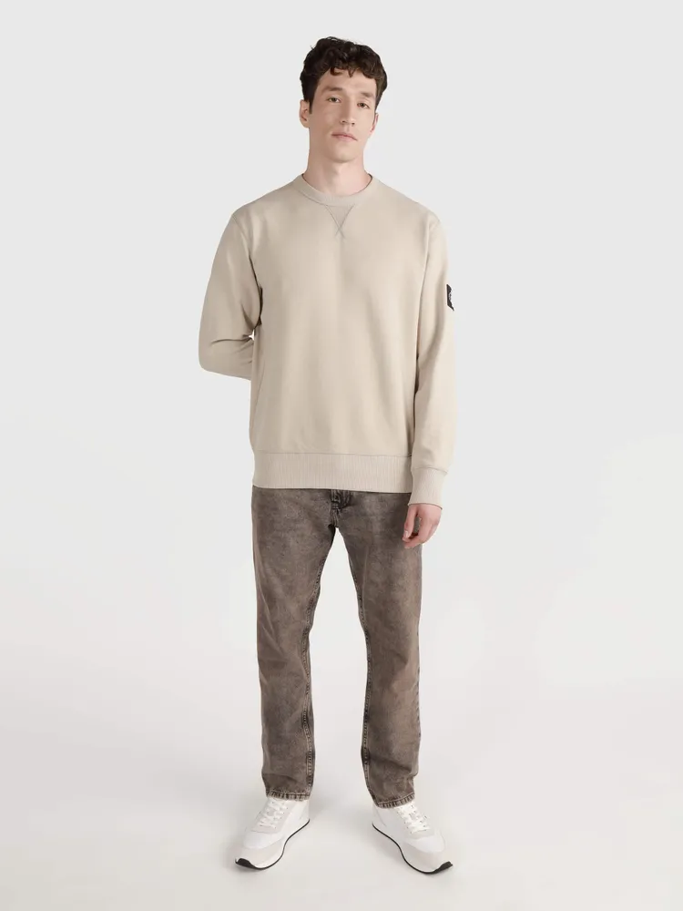 Sudadera Calvin Klein Hombre Beige