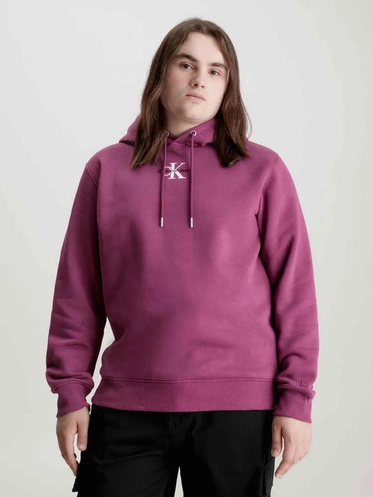 Sudadera Calvin Klein Monograma Hombre Morado