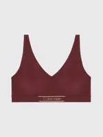 Bralette Calvin Klein Lightly Lined Mujer Rojo