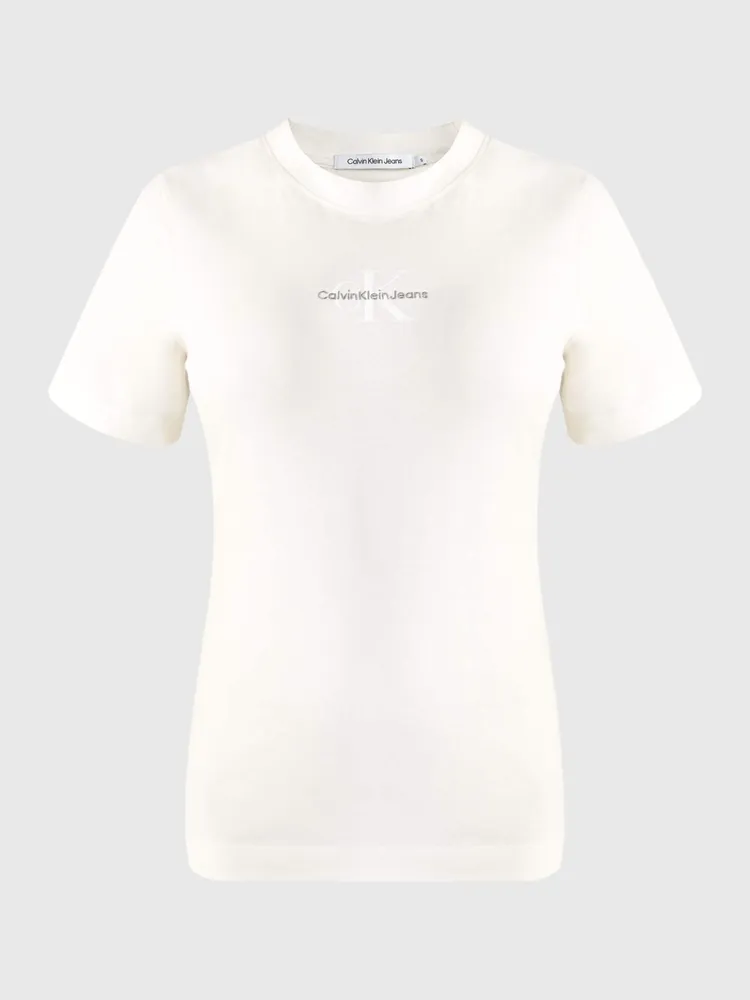 Playera Calvin Klein Mujer Beige