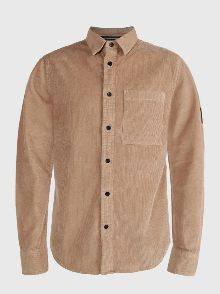 Sobrecamisa Calvin Klein Hombre Beige