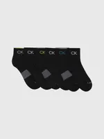 Calcetines Calvin Klein Paquete de 6 Hombre Negro - Talla: Única