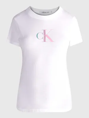 Playera Calvin Klein Mujer Blanco