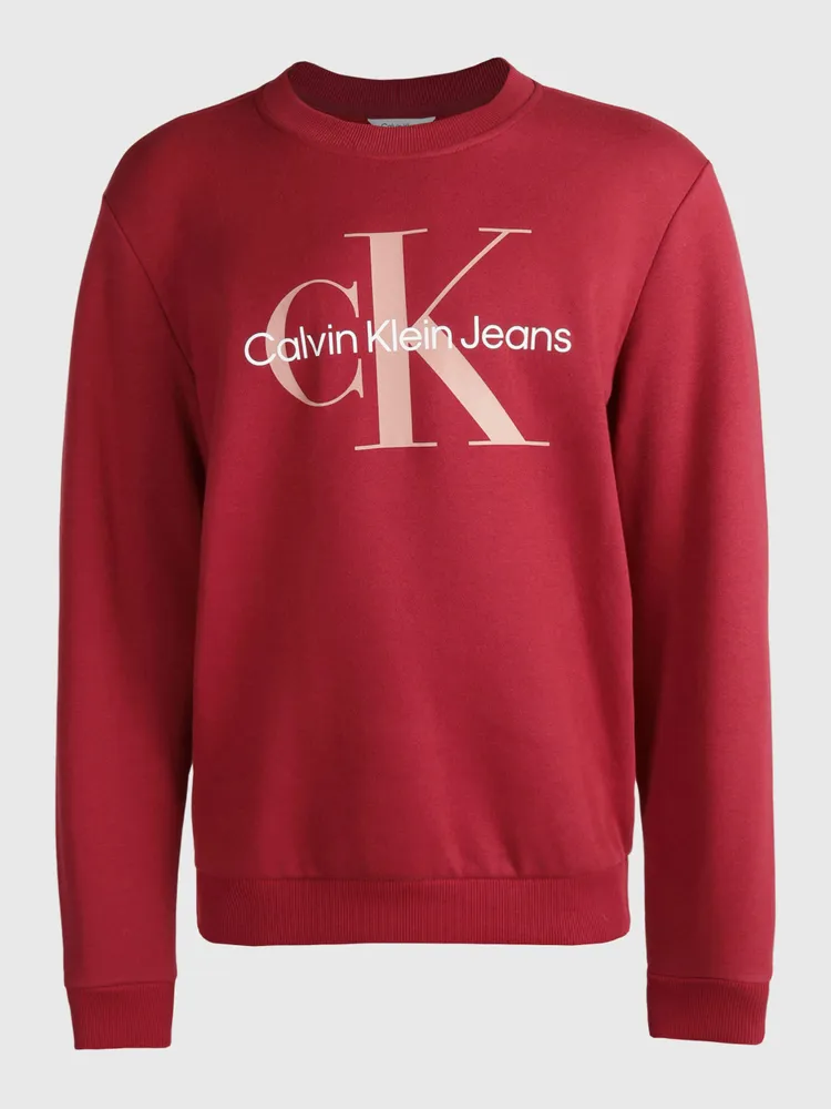 Sudadera Calvin Klein Hombre Rojo