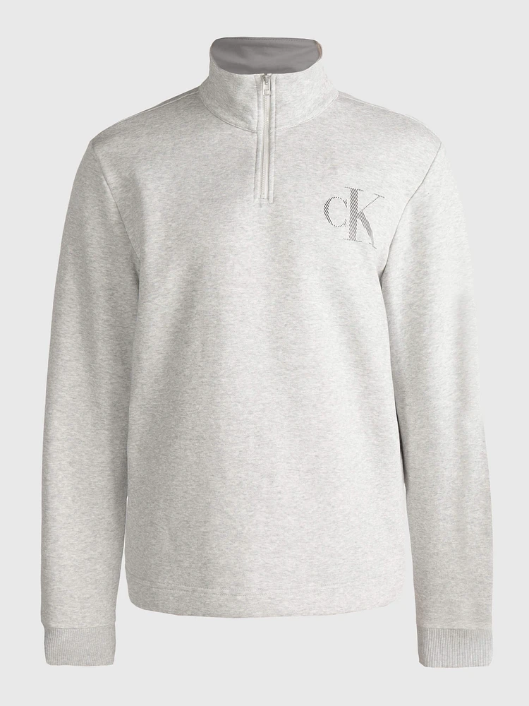 Sudadera Calvin Klein Hombre Gris