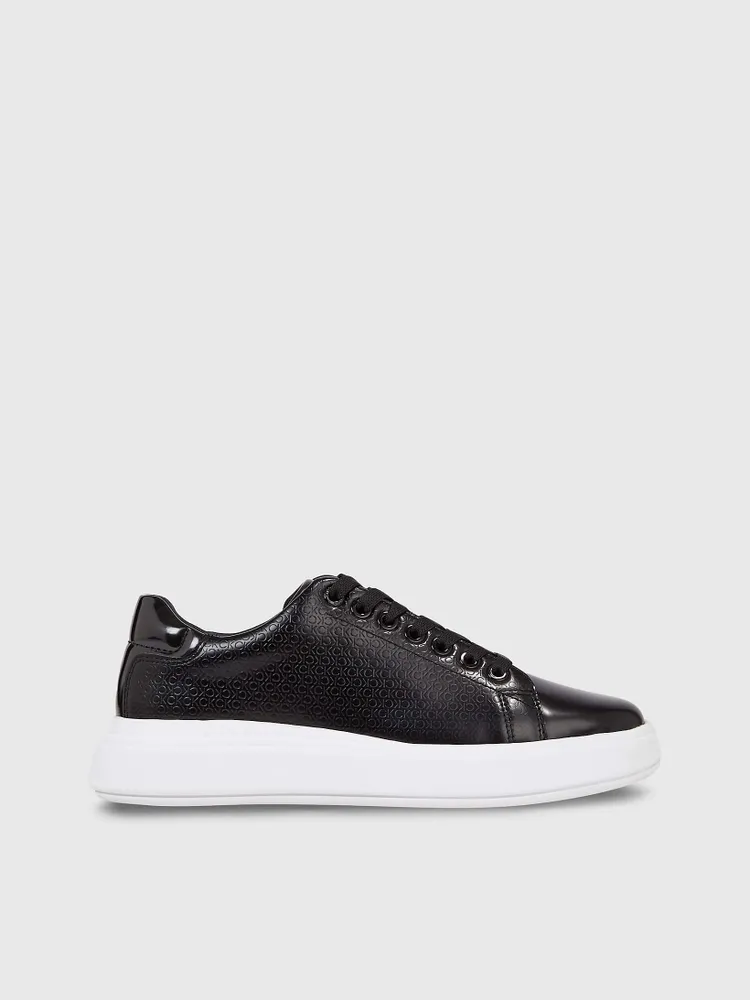 Tenis Calvin Klein Textura Mujer Negro