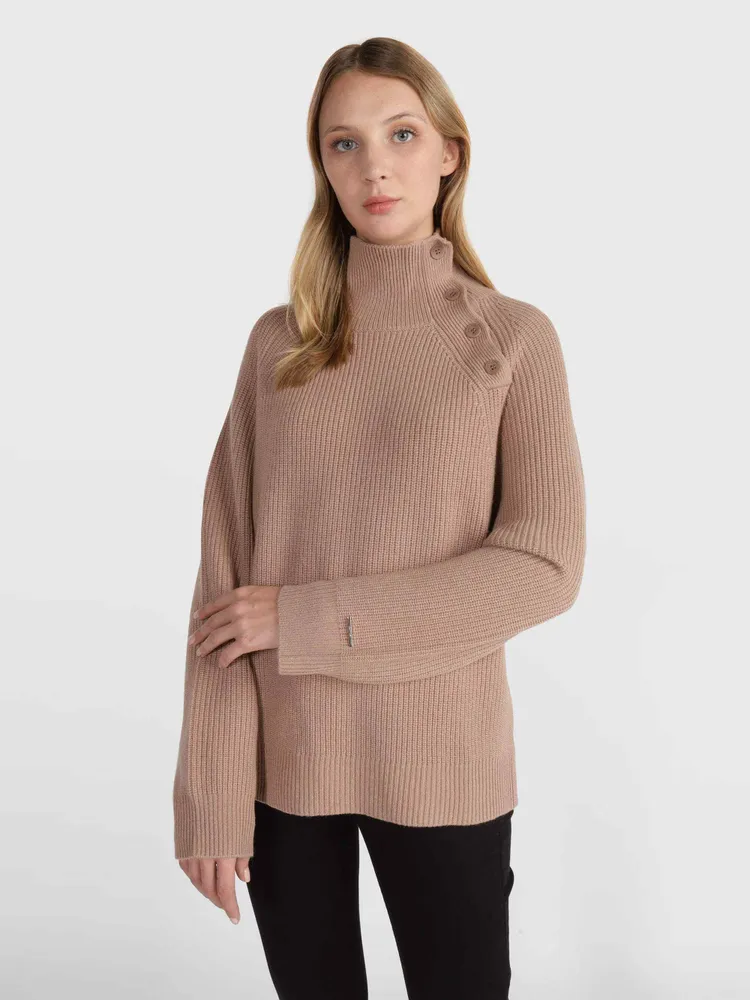 Suéter Calvin Klein Mujer Beige