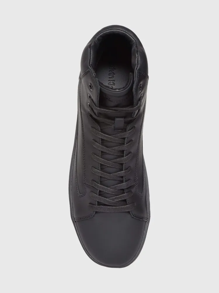 Tenis Calvin Klein Piel Hombre Negro