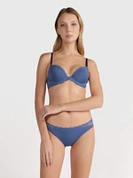 Brassiere Calvin Klein Seductive Comfort Light Mujer Azul