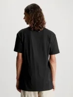 Playera Calvin Klein Estampado Hombre Negro