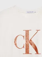 Crop Top Calvin Klein Niña Beige