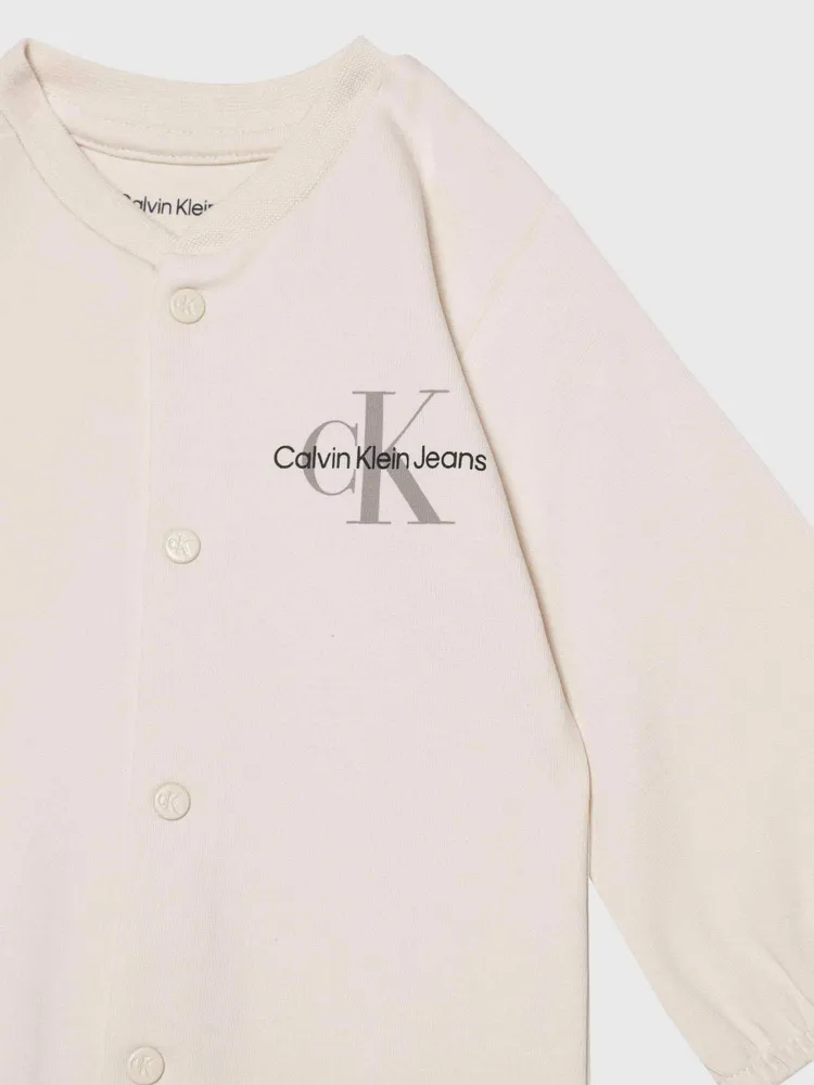 Mameluco Calvin Klein Bebé Beige