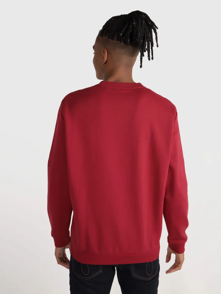 Sudadera Calvin Klein Hombre Rojo