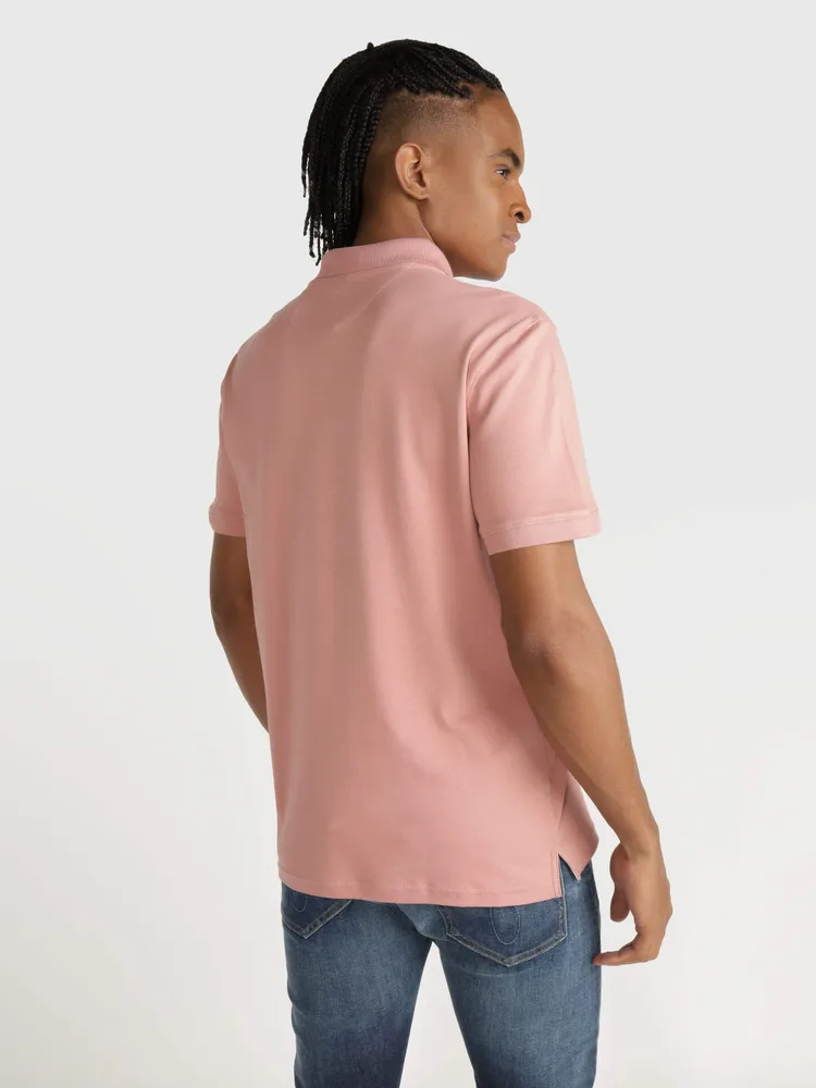 Polo Calvin Klein Hombre Rosa