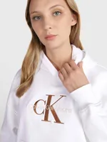 Sudadera Calvin Klein Mujer Blanco