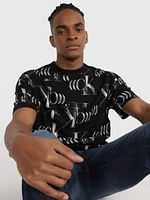 Playera Calvin Klein Hombre Negro