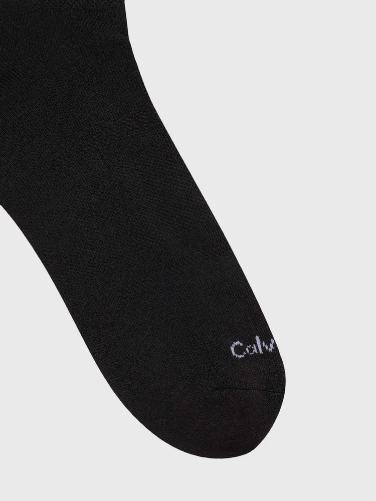 Calvin Klein Calcetines para hombre – Calcetines tobilleros invisibles  (paquete de 6)