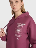 Sudadera Calvin Klein Mujer Morado