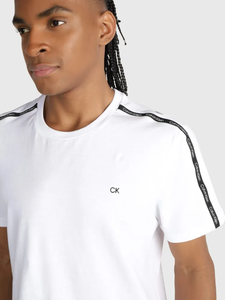 Playera Calvin Klein Hombre Blanco