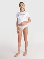 Bikini Calvin Klein Mujer Blanco