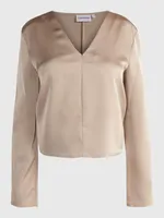 Blusa Calvin Klein Mujer Beige