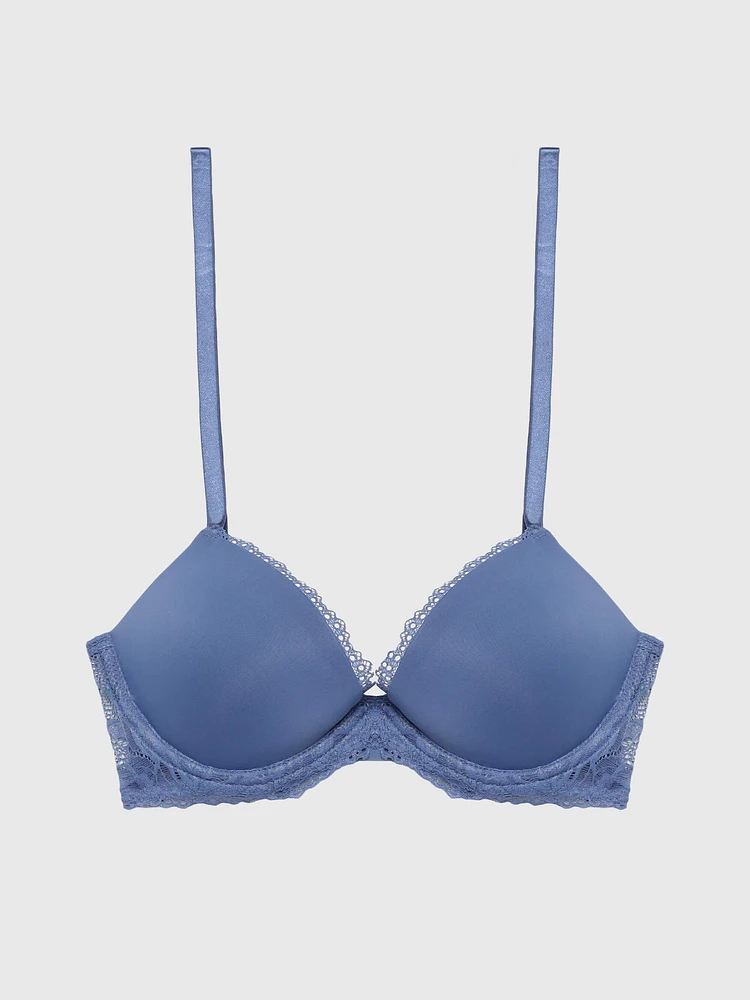 Brassiere Calvin Klein Seductive Comfort Light Mujer Azul