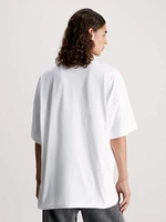 Playera Calvin Klein Oversized Hombre Blanco