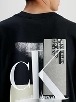 Playera Calvin Klein Oversized Hombre Negro